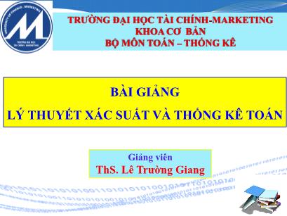 Bài giảng Lý thuyết xác suất và thống kê toán - Chương 5: Kiểm định giả thiết thống kê