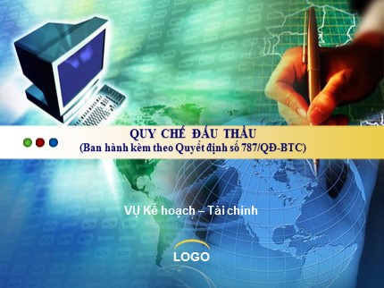 Bài giảng Quy chế đấu thầu