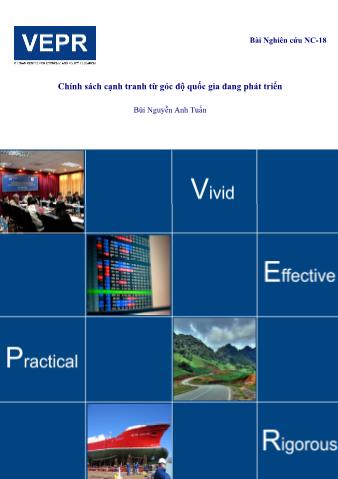 Tài liệu Chính sách cạnh tranh từ góc độ quốc gia đang phát triển