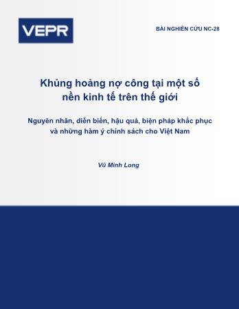 Tài liệu Khủng hoảng nợ công tại một số nền kinh tế trên thế giới