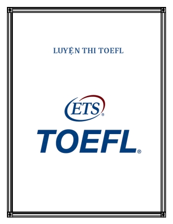 Giáo trình Luyện thi TOEFL