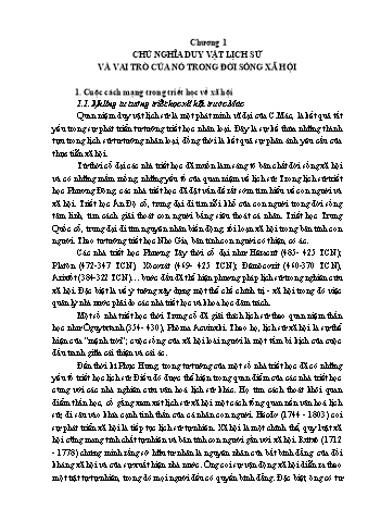 Giáo trình Triết học Mác - Lenin