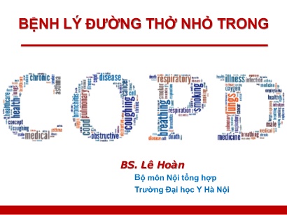 Bài giảng Bệnh lý đường thở nhỏ trong