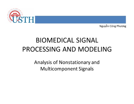 Bài giảng Biomedical signal processing and modeling - Analysis of Nonstationary and Multicomponent Signals