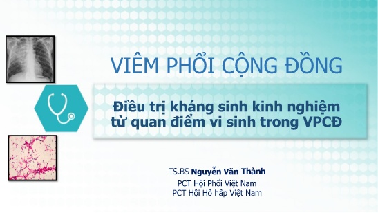 Bài giảng Điều trị kháng sinh kinh nghiệm từ quan điểm vi sinh trong VPCĐ