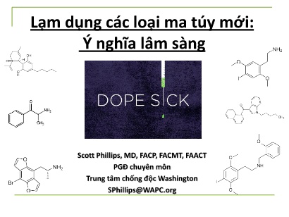 Bài giảng Lạm dụng các loại ma túy mới: Ý nghĩa lâm sàng