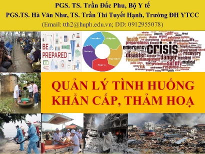 Bài giảng Quản lý tình huống khẩn cấp, thảm hoạ