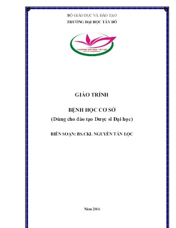 Giáo trình Bệnh học cơ sở