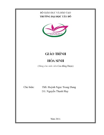 Giáo trình Hóa sinh