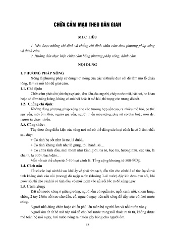 Giáo trình học phần Y học cổ truyền - Phần 2