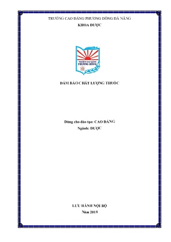 Tài liệu Đảm bảo chất lượng thuốc