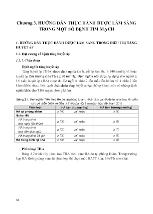 Tài liệu Hướng dẫn thực hành dược lâm sàng trong một số bệnh tim mạch