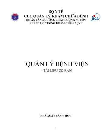 Tài liệu Quản lý bệnh viện